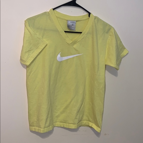 light yellow nike shirt